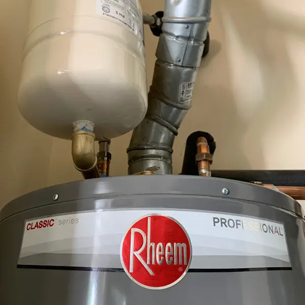 Rheem water heater system
