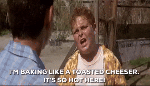 AC during extreme heat gif